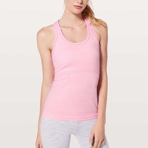 Lululemon Swiftly Tech Racerback Tank Top Miami Pink White 8